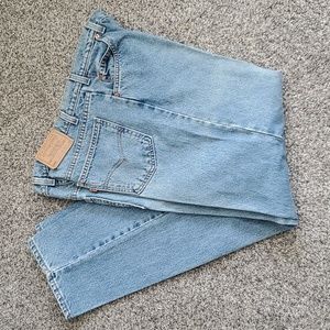 Vintage 90s Levi's 550 Orange Tab Jeans